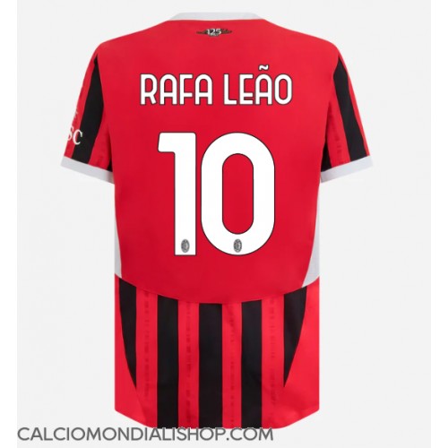 Maglie da calcio AC Milan Rafael Leao #10 Prima Maglia 2024-25 Manica Corta